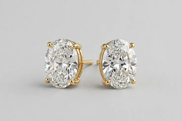 LAB stud ova  1.04CT E/VVS2-1.04CT E/VVS2 YC