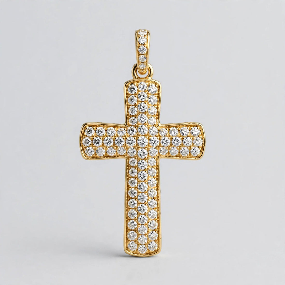 cross pend 2.50ct G/VS1 10KY 6.37g