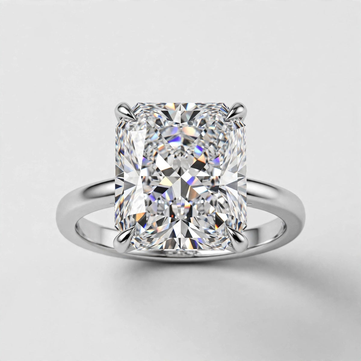 LAB rin RAD DIA 11.63ct F/VS1 14KWG 10.22g size:7 yc
