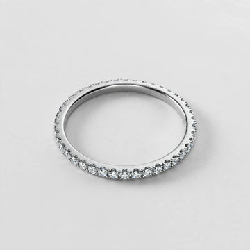 NATURAL DIA 0.18CT BAND 14KW
