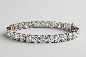 Lab Diamond Tennis Bracelet | 14K White Gold
