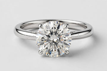 LAB ring RD DIA 1.56ct E-F/VS1 14KW 3.90g size:7