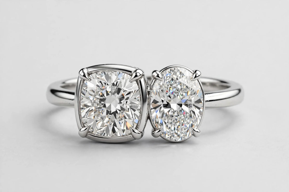LAB ring CU/OV DIA 6.08/5.02ct E/VS1 14KW s:4.75 YC