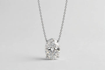 LAB OV RB PENDANT NECK 3.0G 14KW 0.51CT