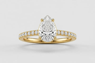 LAB ring PE/RD 0.94ct F/VS1 14KY 1.46g s:6.5