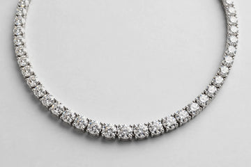 neck tennis  6.65ct E-G/VS1 14KW 15.50g 16''