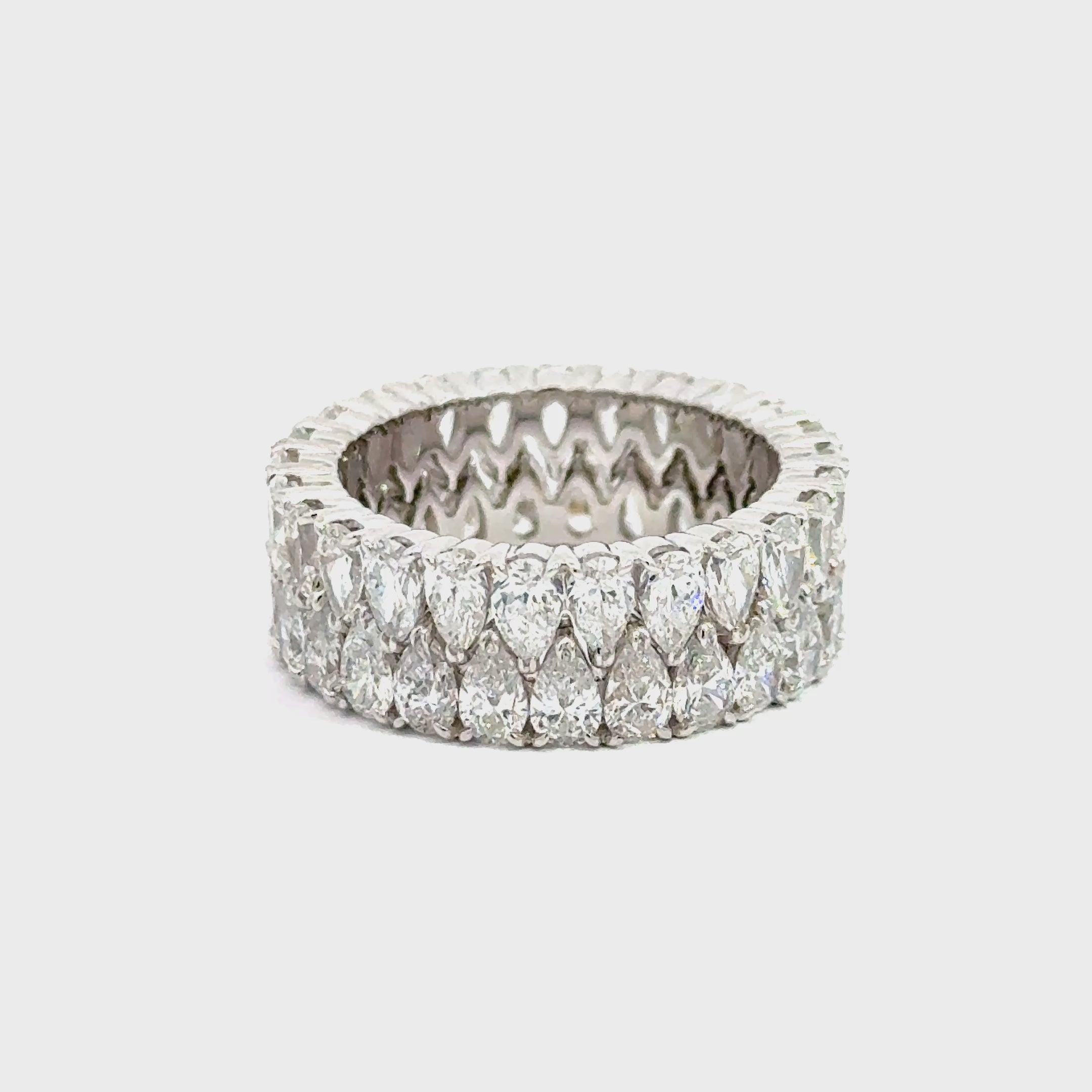 5.76 ct. Pear Shape Lab-grown Diamond Ring