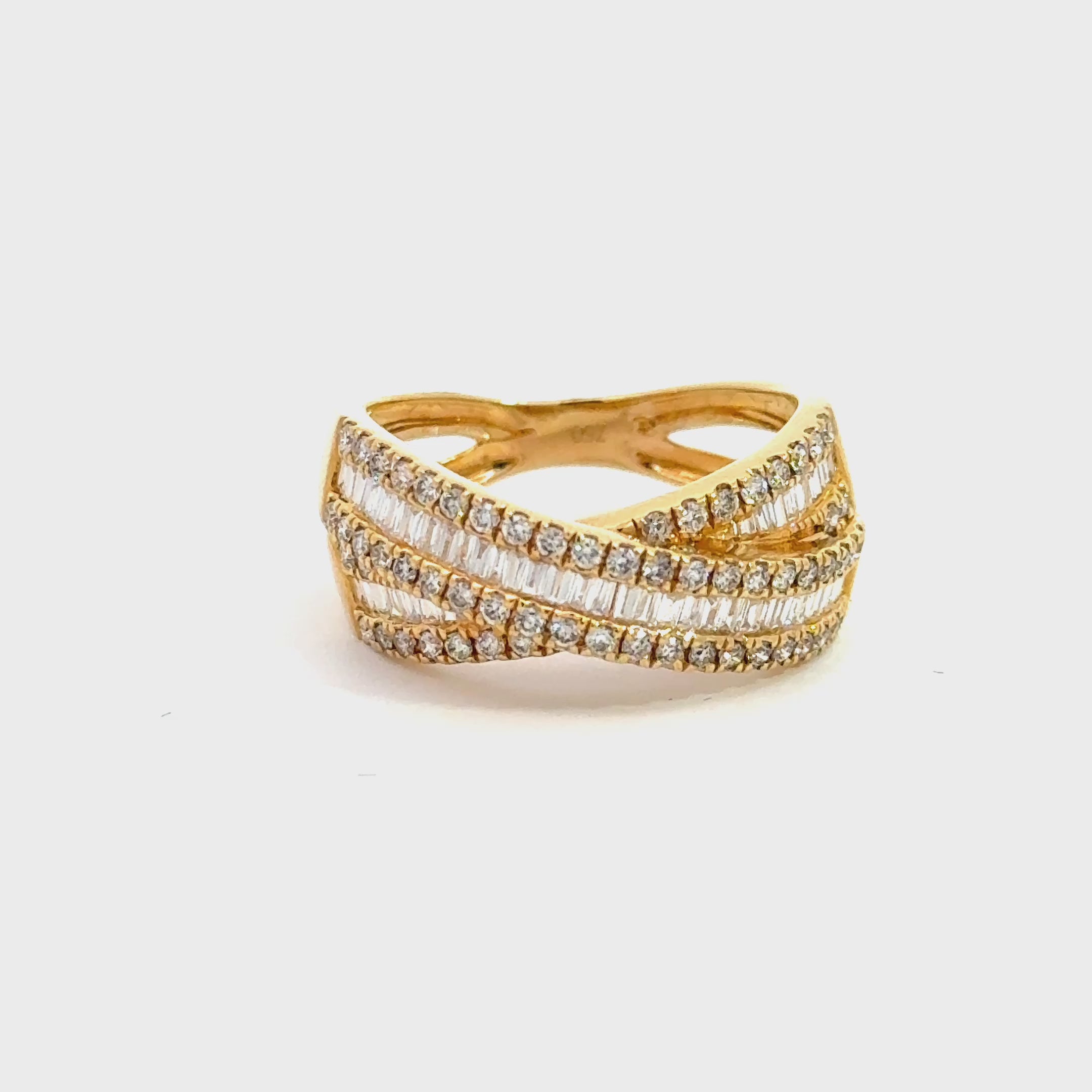14K Yellow Gold Diamond Ring 1.53cttw 3.80g